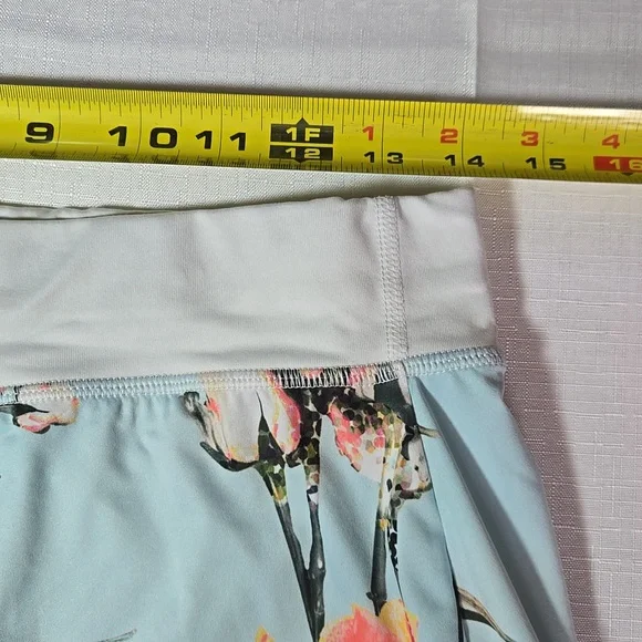 B Sofibella Floral Print Women's Pickleball Tennis Golf Medium Skort - Picture 6 of 7
